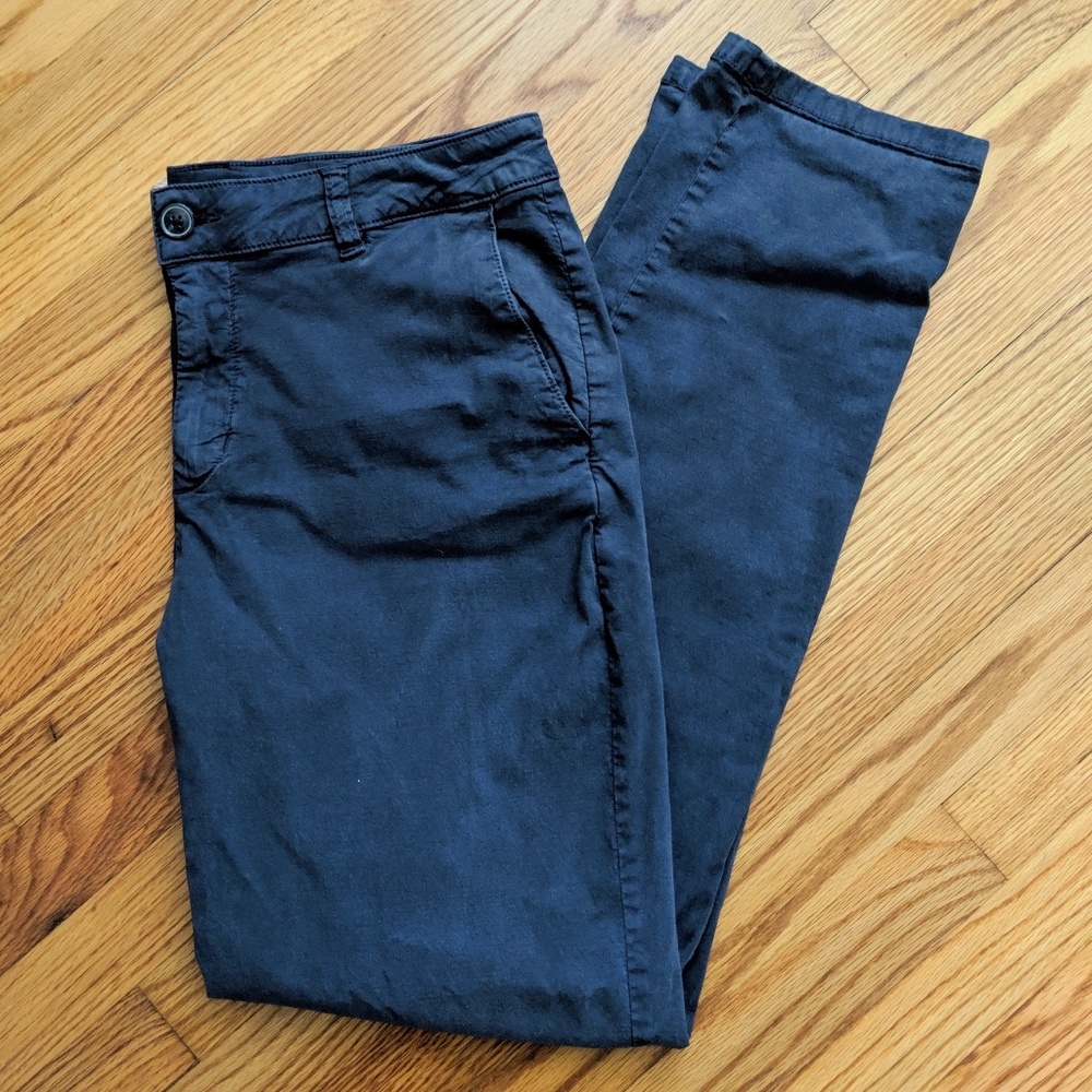 Zara Stretchy Blue Chinos